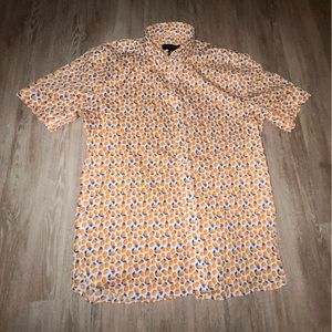 Pronto Uomo Lemon Short Sleeve Button-up